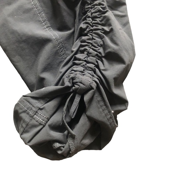 Kuhl Durango Hiking Cargo Pants Sz. 8 Gray Cinched Leg Drawstring Waist Outdoors - Picture 5 of 7